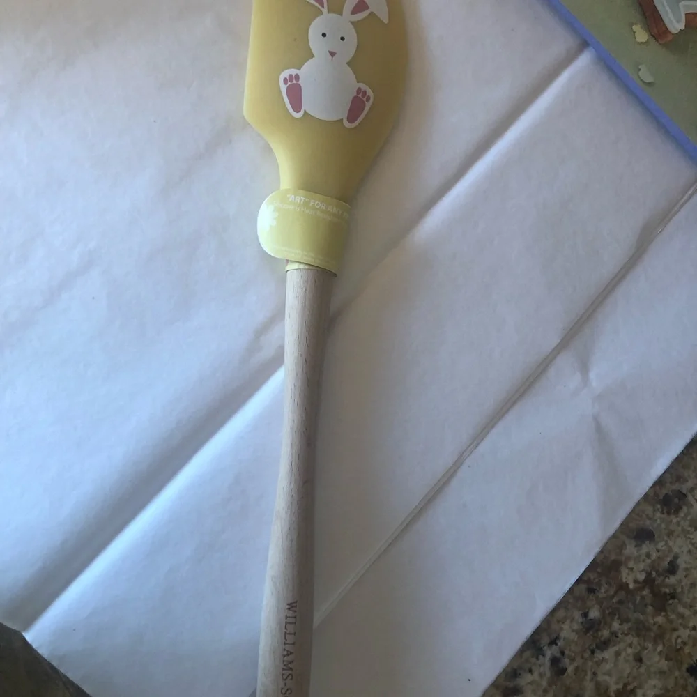 Easter books and Williams Sonoma Easter spatula